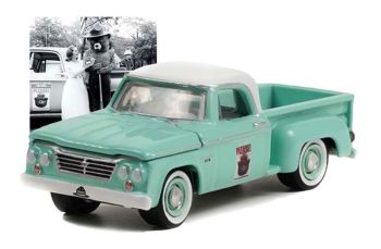 GREEN38020-B - DODGE D-100 1965 uit de SMOKEY BEAR serie in blisterverpakking