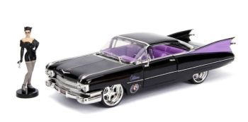 JAD30458 - 1959 CADILLAC Deville Coupe met Cat Woman-figuur