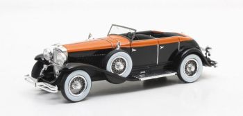 MTX40406-011 - DUESENBERG Model J Riviera Phaeton Zwart en rood 1934