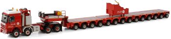 WSI410284 - MERCEDES-BENZ Actros 8x8 met ballast en aanhangwagen 14 Assen ALE