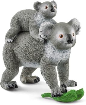 SHL42566 - Moeder en baby koala