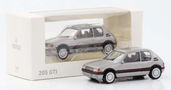 NOREV430201M - PEUGEOT 205 GTI 1992 Zilver uit het Youngtimers-assortiment