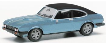 HER430807-002 - FORD Capri II met metalen blauw vinyl dak