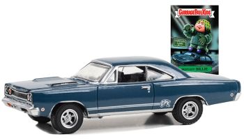 GREEN54090-A - PLYMOUTH Hemi GTX 1968 Blue uit de serie GARBAGE PAIL KIDS in blisterverpakking