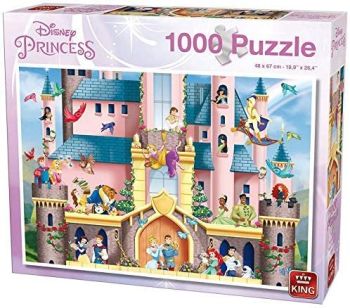 KING55917 - 1000 stukjes puzzel Disney prinses Het magische paleis