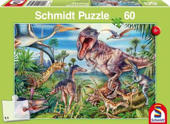 SCM56193 - 60 Stuks Dinosaurus puzzel