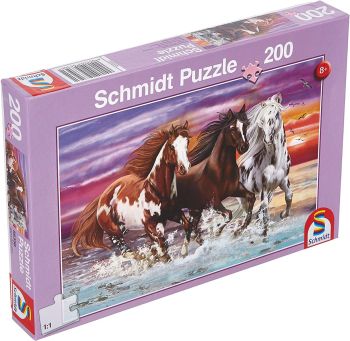 SCM56356 - 200 stukjes paardentrio puzzel