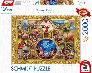 SCM57371 - Thomas Kinkade 2000 stukjes puzzel - Mickey en Minnie