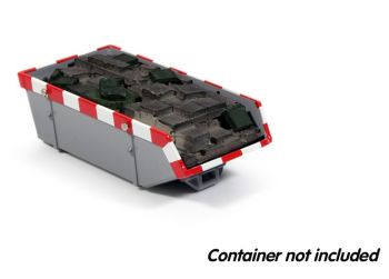 TEK60378 - Lading van stenen tegels - container niet inbegrepen