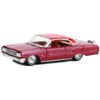 GREEN63030-B - CHEVROLET Impala 1964 California Lowriders rood metallic verkocht onder blisterverpakking