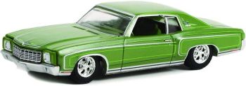 GREEN63030-D - CHEVROLET Monte Carlo 1970 California Lowriders metallic groen verkocht onder blisterverpakking