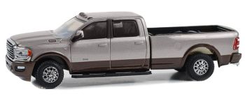 GREEN68040-F - DODGE Ram 3500 limited Longhorn 2023 grijs uit de serie SHOWROOM FLOOR in blisterverpakking