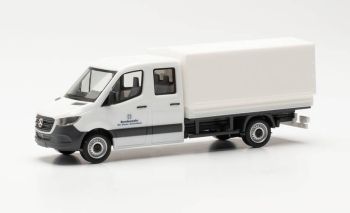 HER700788 - MERCEDES SPRINTER wit dubbele cabine BUNDSWEHR FUHRPARK SERVICE