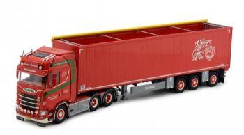 TEK76311 - SCANIA S HIGHLINE 6x4 met 3-assige aanhangwagen STEEN PETERSON