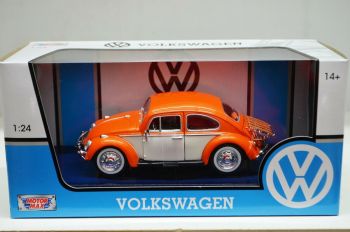 MMX79558OR - VOLKSWAGEN Kever met oranje en beige bagagerek