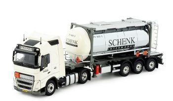 TEK85171 - VOLVO FH05 Gl. 4X2 met containerklep en tankcontainer SCHENK