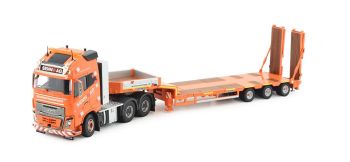 TEK85267 - VOLVO FH04 Globetrotter XL 6x4 met materiaalwagen 3 Assen SENN AG