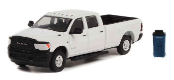 GREEN97130-F - DODGE Ram 2500 Tradesman 2021 met vuilnisbak uit de serie THE HOBBY SHOP in blisterverpakking