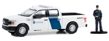 GREEN97150-F - 2018 FORD F-150 XLT U.S. Customs and Border Protection van DE HOBBY SHOP in blisterverpakking