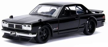 JAD99602 - NISSAN Skyline 2000 GT-R SNEL & FURIOUS 1971 zwart