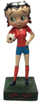 AKI0232 - Beeld Betty Boop voetballer team van Spanje H13 cm