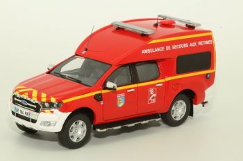 ALARME0050 - FORD Ranger BSE Hautes-Pyrénées brandweerlieden - 325 exemplaren