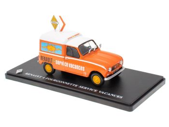 G110T036 - RENAULT 4 oranje vakantieservicewagen