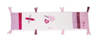 DC2708 - CERISE - Bedbumper - 180 x 40 cm