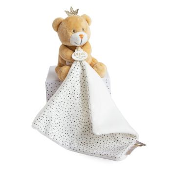 DC3515 - LITTLE KING BEAR - Pop met knuffel