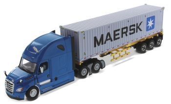 DCM71048 - FREIGHTLINER Cascadia 6x4 met containerdrager en 40 Feet container MAERSK