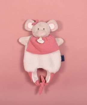 DC3827 - Muis pop knuffel - Petit Sac amusette 3en1 rose