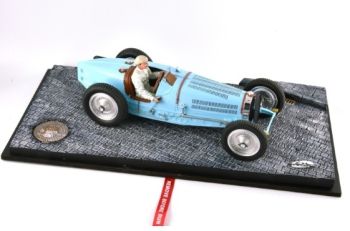 FLM-118001M/LB - BUGATTI Type 59 Chassis 59124 Hemelsblauw