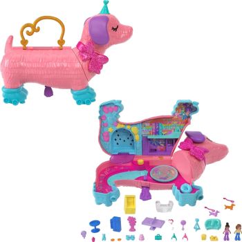 MATHKV52 - Puppy Party met Polly Pocket figuren en accessoires