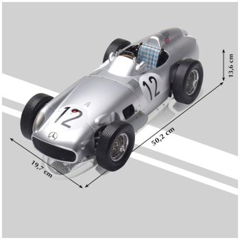 IXC.MRM.FK - MERCEDES-BENZ W196 #12 1ste Britse Grand Prix 1955 - VOLLEDIG KIT