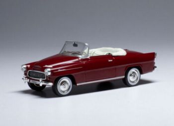 IXOCLC388N - SKODA Felicia cabrio 1959 Donkerrood