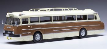 IXOBUS032LQ - IKARUS 66 1972 bruin en beige bus