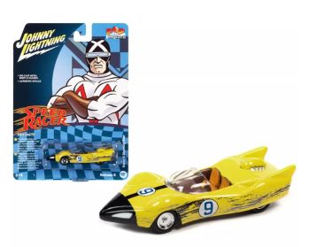 JLPC007-D - Racer X Shooting Star #9 geel - SPEED RACER - uit de POP CULTURE 2022 serie in blisterverpakking