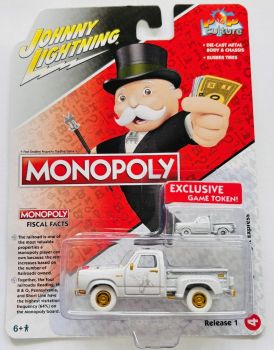 JLPK011-D-BLANC - DODGE Midnight Express 1978 White - MONOPOLY - uit de POP CULTURE 2023 reeks in blisterverpakking