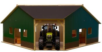 KID610339 - Agrarische schuur afmeting 100x38x38cm verkocht zonder de tractor