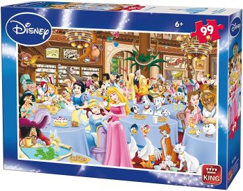 KING05178A - Puzzel 99 stukjes tea time party DISNEY