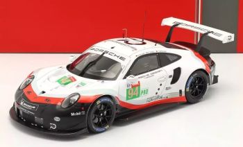 IXO-LEGT18006 - PORSCHE 911 RSR #94 bestuurd door Dumas/Bernhard/Muller tijdens de 24 uur van Le Mans 2018