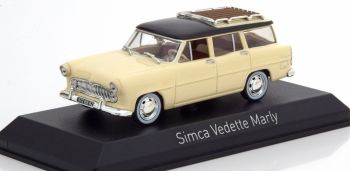 NOREV574055 - SIMCA Vedette Marly stationwagon 1957 crème zwart dak