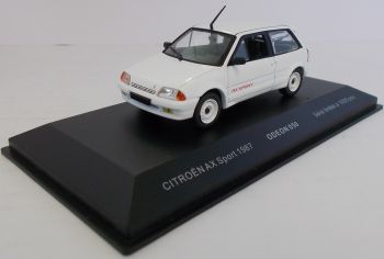 ODE050 - CITROEN AX Sport 1987 wit gelimiteerd tot 1000 exemplaren