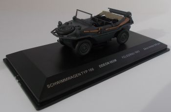 ODE062M - VOLKSWAGEN Schwimmwagen amfibische TYP 166 Feldgrau 1943 Duitse leger gelimiteerd tot 500 exemplaren