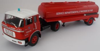 ODE066 - BERLIET TR12 4x2 brandweerman CCGC SDIS 83 Toulon Var departementale brandweer met watertank