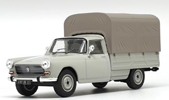 ODE112 - PEUGEOT 404 Pick-up met grijs dekzeil