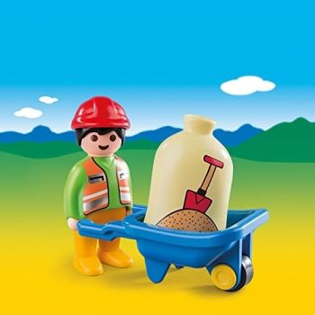 PLAY6961 - Arbeider met kruiwagen - 3 Stuks