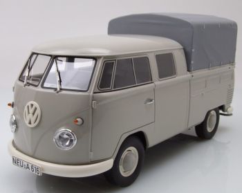 PRX30080 - VOLKSWAGEN T1 grijze dekzeilbak 1960 afneembaar dekzeil