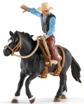 SHL41416 - Westernzadel met cowboy