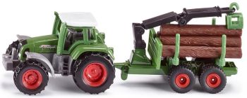 SIK1645 - Trekker FENDT 926 Vario incl. bosbouwmachine met kraan en 6 stammen